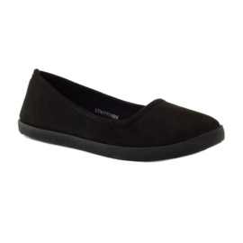 McKey Schwarze Turnschuhe, Slip-On-Turnschuhe 1