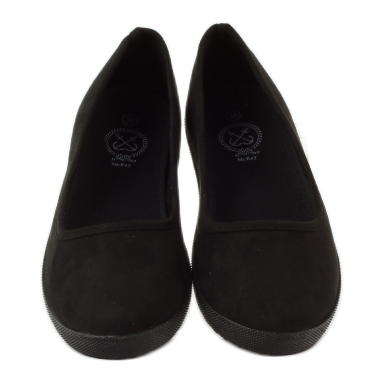 McKey Schwarze Turnschuhe, Slip-On-Turnschuhe 4