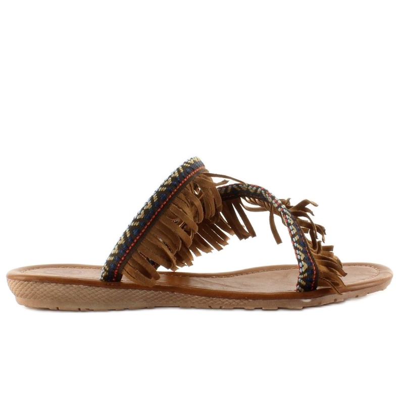 Flip-Flops im indischen Stil k1626302 Camel braun 1