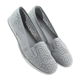 Graue Spitze Slipony MN70 grau 1