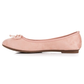 Ch. Creation Ballerinas aus Wildleder rosa 1