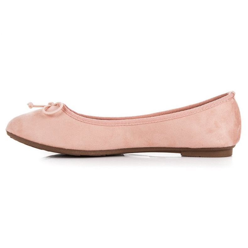Ch. Creation Ballerinas aus Wildleder rosa 1