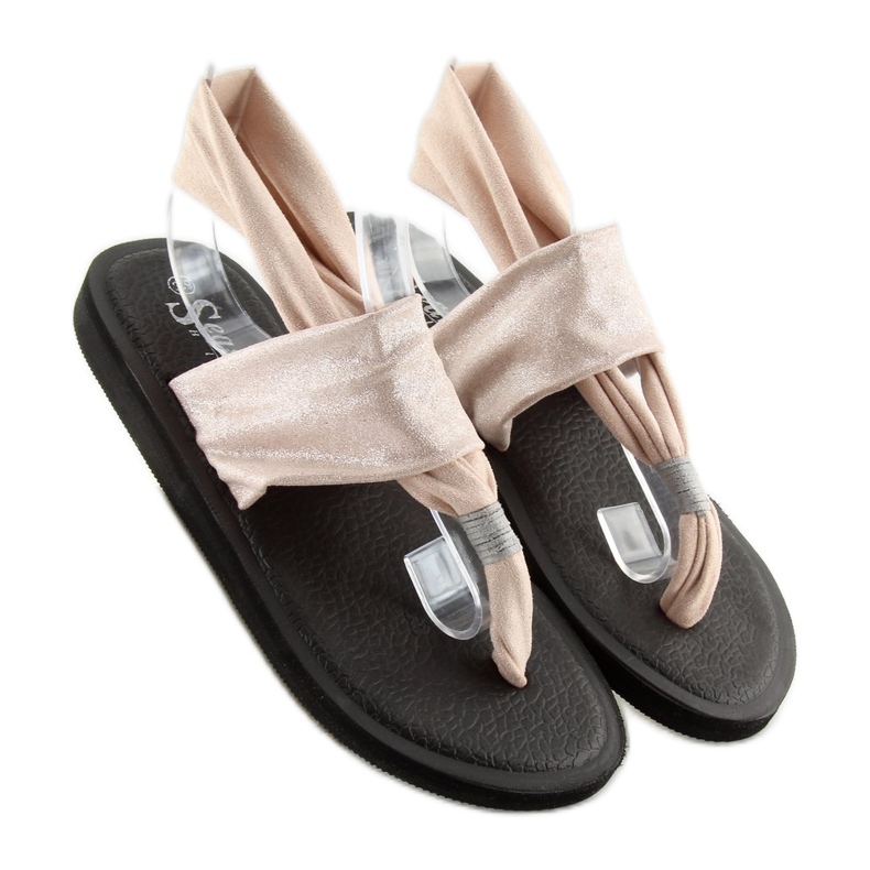 Sandalen, baumwollrosa Sandalen DD82P Pink 1