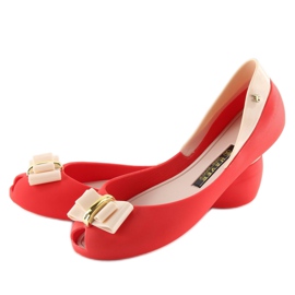 Ballerinas meliski rot KM98 ROT / D.BEIGE 1