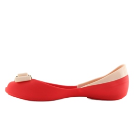 Ballerinas meliski rot KM98 ROT / D.BEIGE 2