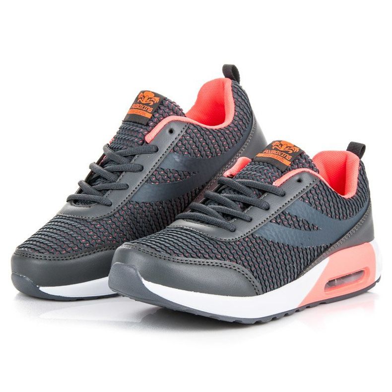 Ax Boxing Modische Sportschuhe grau rosa 2