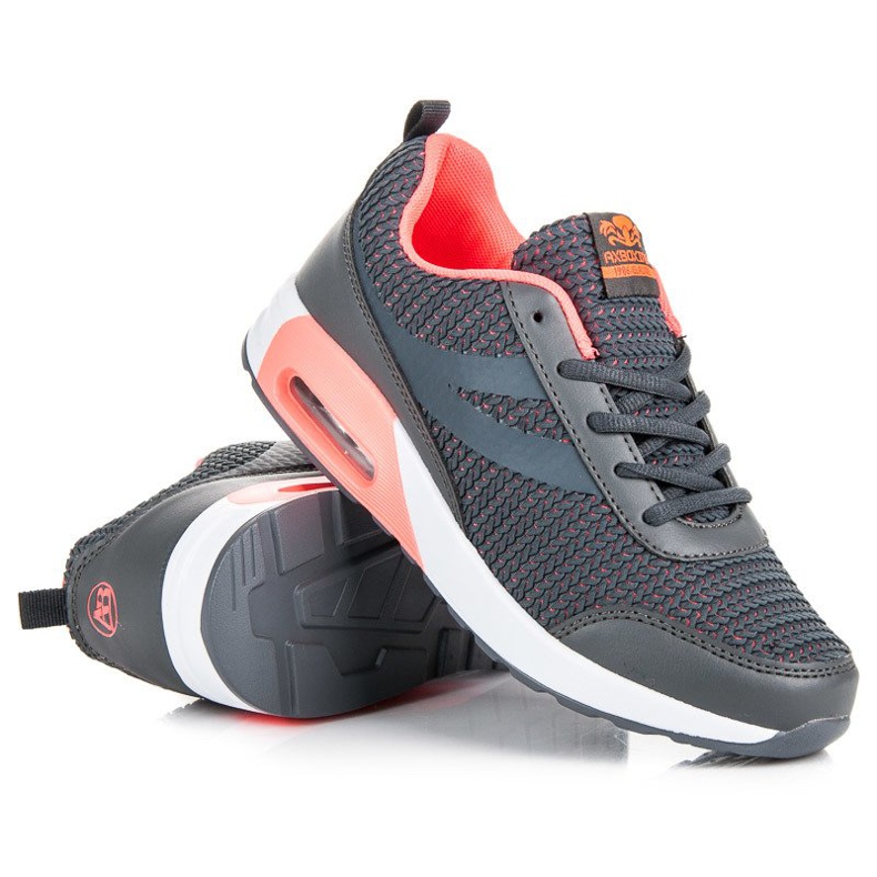 Ax Boxing Modische Sportschuhe grau rosa 1