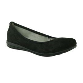 Ballerinas aus Leder für Damen Filippo 024 schwarz 1
