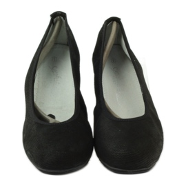 Ballerinas aus Leder für Damen Filippo 024 schwarz 4