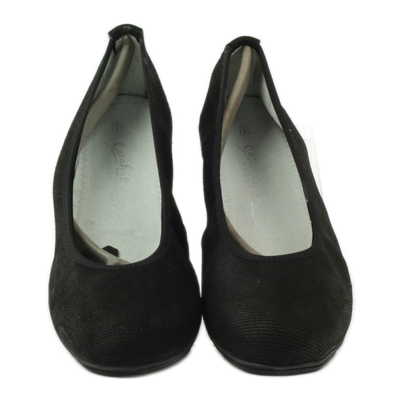 Ballerinas aus Leder für Damen Filippo 024 schwarz 4