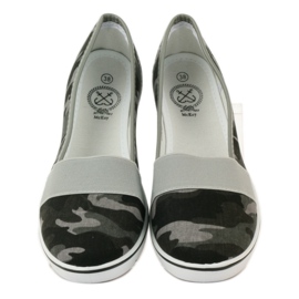 Mckey 182 Camouflage-Sneakers mit Keilabsatz grün 4