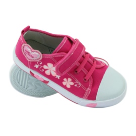 American Club Amerikanische Herzturnschuhe mit Lederinnensohle rosa 3