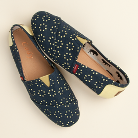 L. Day Slip-on-Espadrilles blau 1