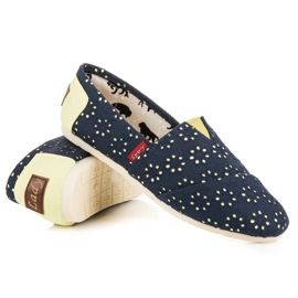 L. Day Slip-on-Espadrilles blau 2