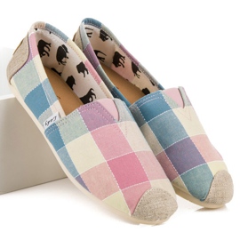 L. Day Bequeme karierte Espadrilles mehrfarbig 1