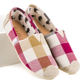 L. Day Bequeme karierte Espadrilles mehrfarbig 1