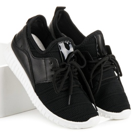 Schwarze Sneaker zum Hineinschlüpfen 1