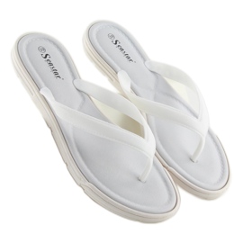 Weiße Flip-Flops für Frauen CK41P Weiß 2