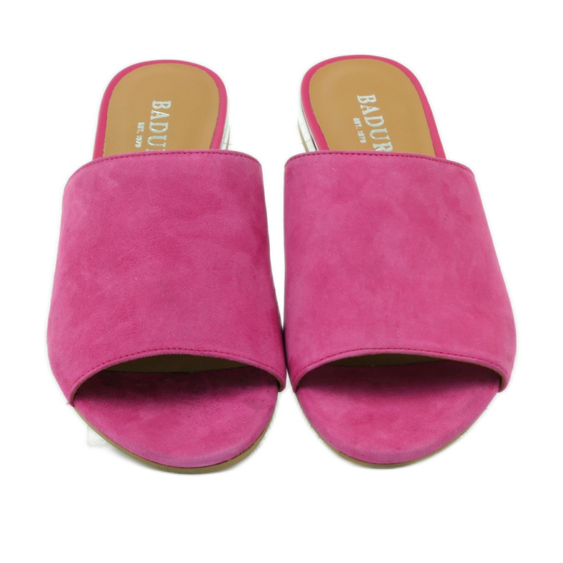 Elegante Hausschuhe Badura 5155 fuchsia rosa 4