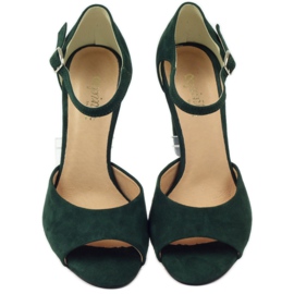 ESPINTO 246 grüne Sandalen rot 4