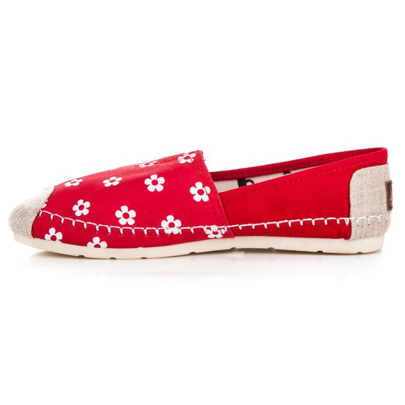 L. Day Rote Espadrilles in Blumen 1