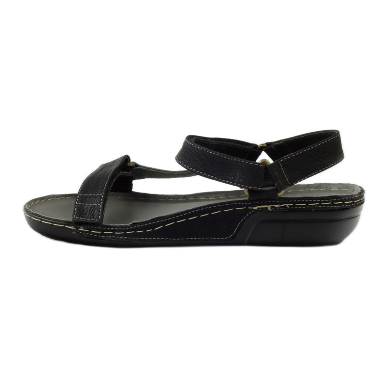 M.Daszyński Jesus-Sandalen, schwarze Lederinnensohle 2