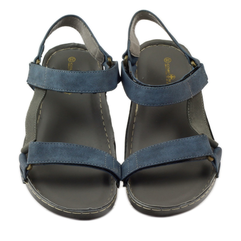M.Daszyński Jesus-Sandalen, eine blaue Lederinnensohle 4