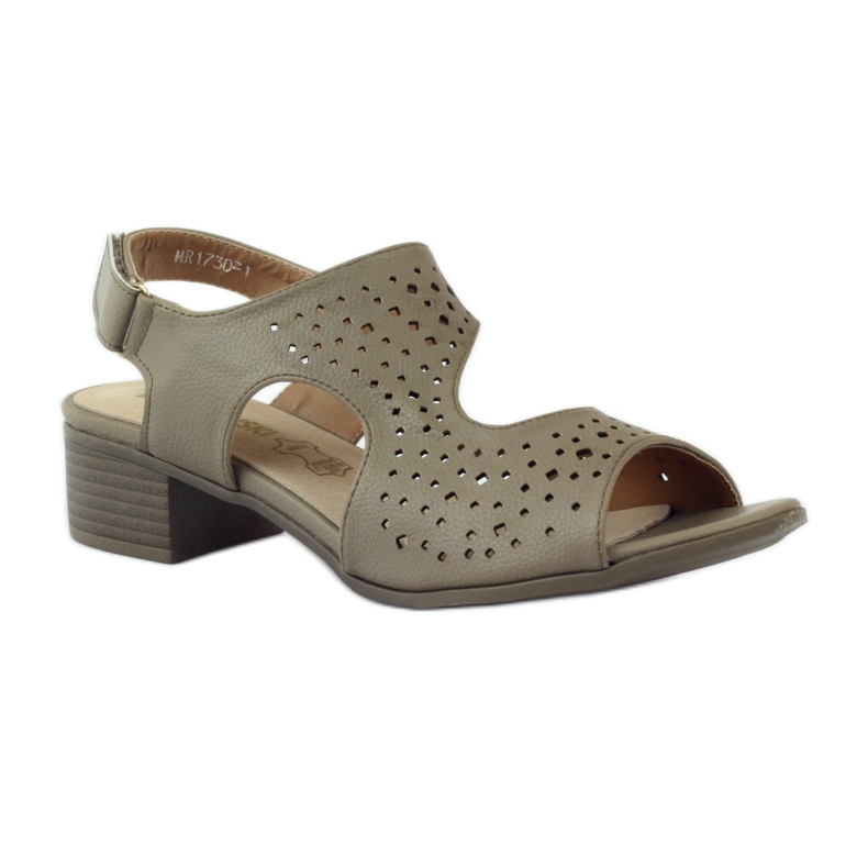 M.Daszyński Ledersandalen Daszyński beige 1