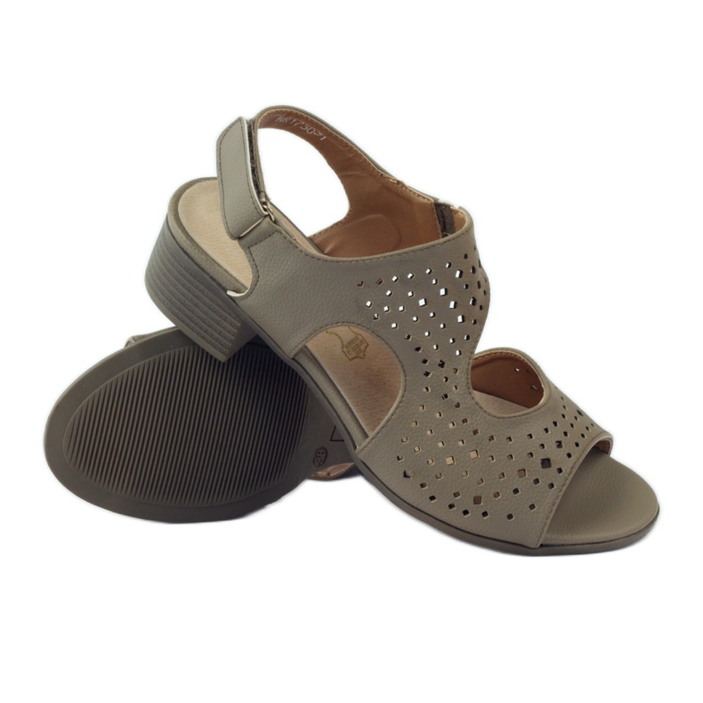 M.Daszyński Ledersandalen Daszyński beige 3