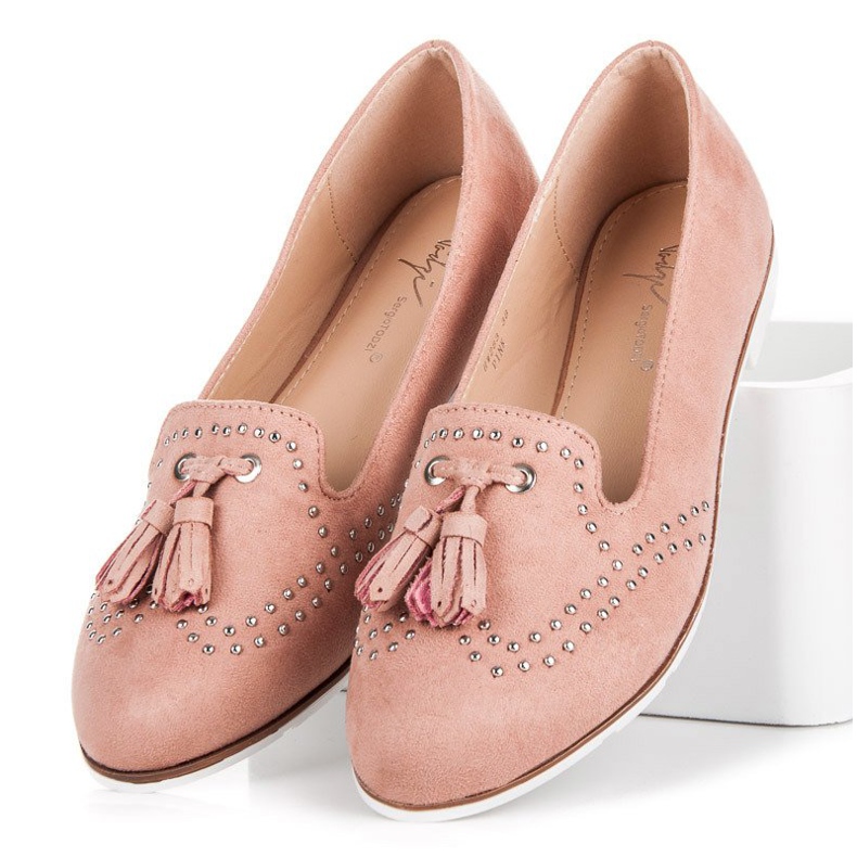 Sergio Todzi Rosafarbene Boho-Loafer 2