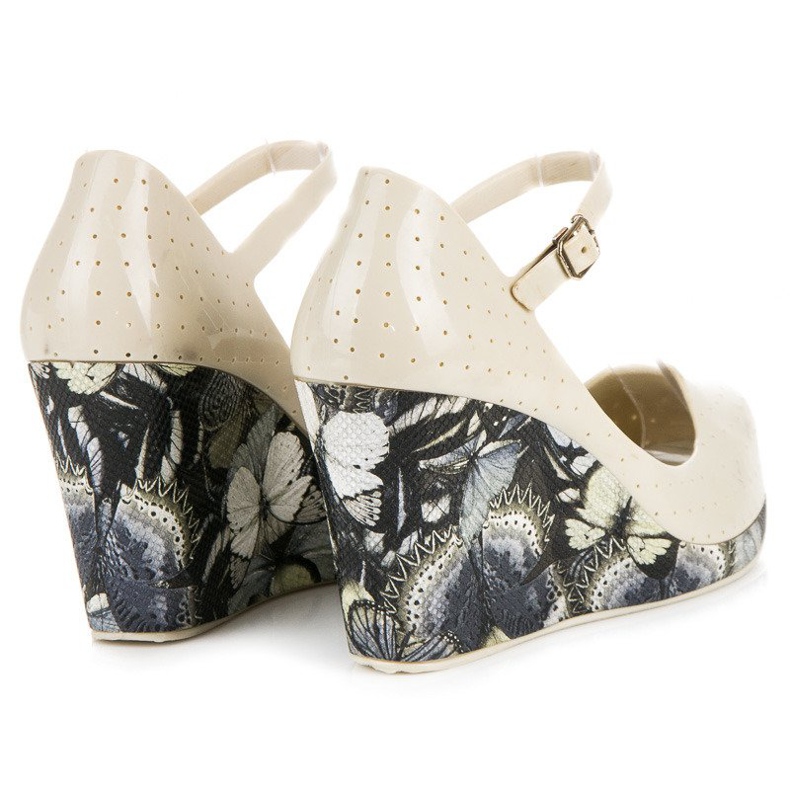 Meliski-Sandalen auf einem Vinceza-Keilabsatz braun 1