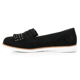 Sixth Sense Schwarze Wildleder-Loafer 1
