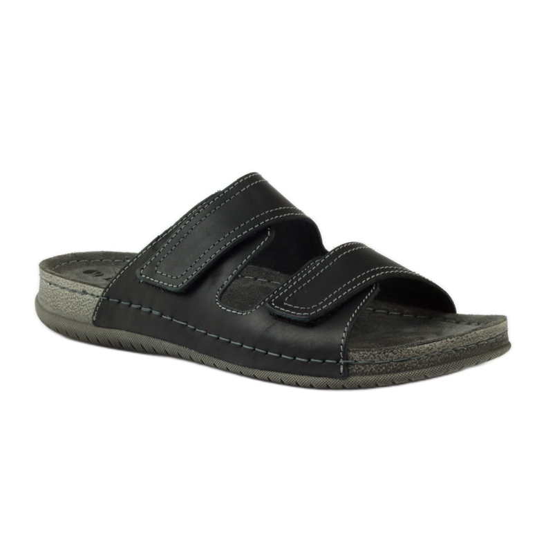 Inblu TH06 Flip-Flops mit Klettverschluss schwarz 1