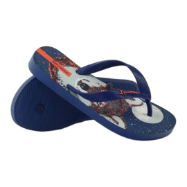 Ipanema Children's Flip -Flops mit einer Wolfsmarineblau 3