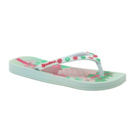 Ipanema 82387 Flip-Flops mit Blumenmuster rosa grün weiß 1