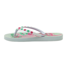 Ipanema 82387 Flip-Flops mit Blumenmuster rosa grün weiß 2