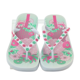 Ipanema 82387 Flip-Flops mit Blumenmuster rosa grün weiß 4