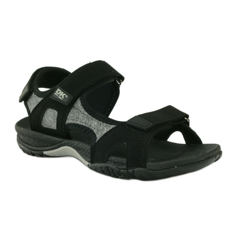 Klettsandalen light EVA DK schwarzer Boden grau 1