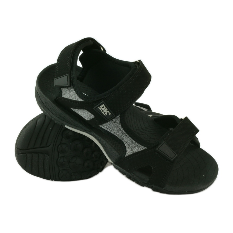 Klettsandalen light EVA DK schwarzer Boden grau 3