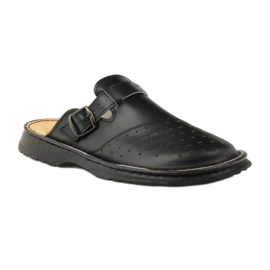 Orthopädische medizinische schwarze Sandalen 1