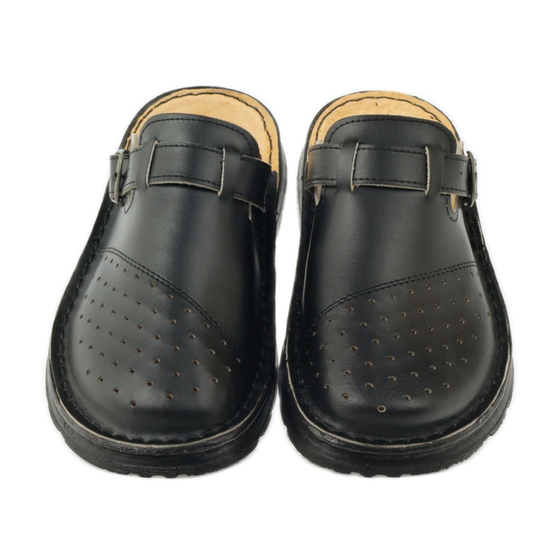 Orthopädische medizinische schwarze Sandalen 4