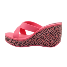 Damen-Keilhausschuhe Ipanema 82288 schwarz rosa 2