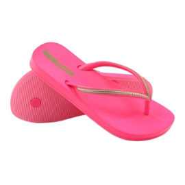 Flip-Flops Goldkette Ipanema 8238 rosa gelb 3