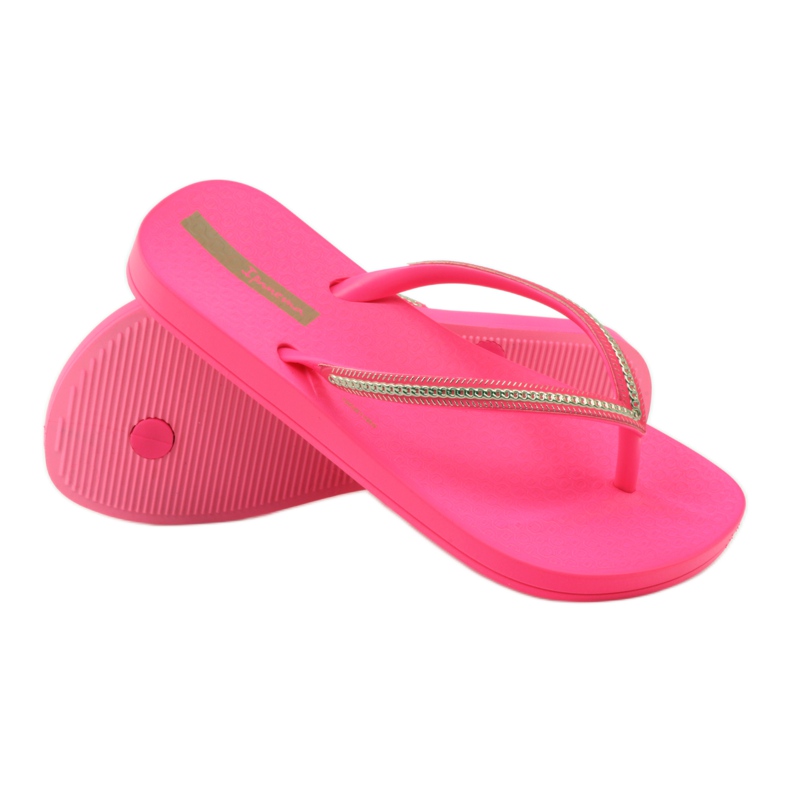 Flip-Flops Goldkette Ipanema 8238 rosa gelb 3