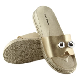 Goldene Damenschuhe 1897 Gold 2