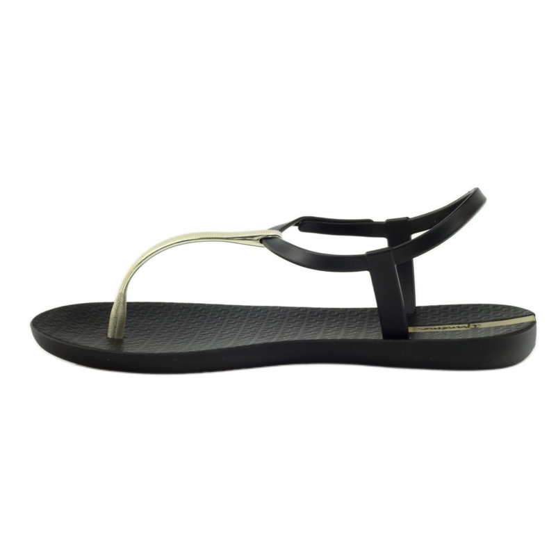 Ipanema 82283 schwarzgoldene Flip-Flops gelb 2