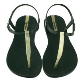 Ipanema 82283 schwarzgoldene Flip-Flops gelb 4