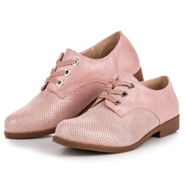 Renda Stylische Schnürschuhe rosa 2