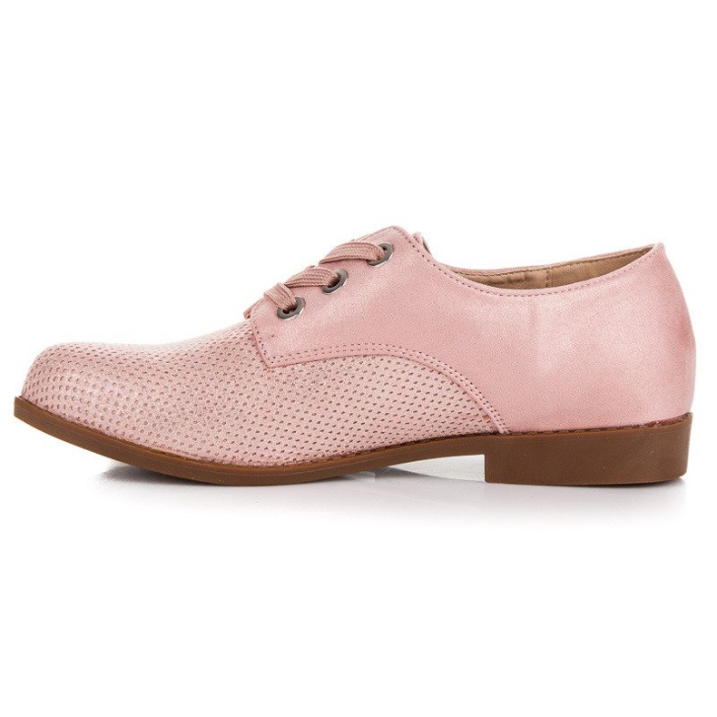 Renda Stylische Schnürschuhe rosa 1
