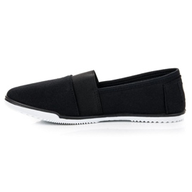 Mckeylor Schwarze Textil-Slipper 1